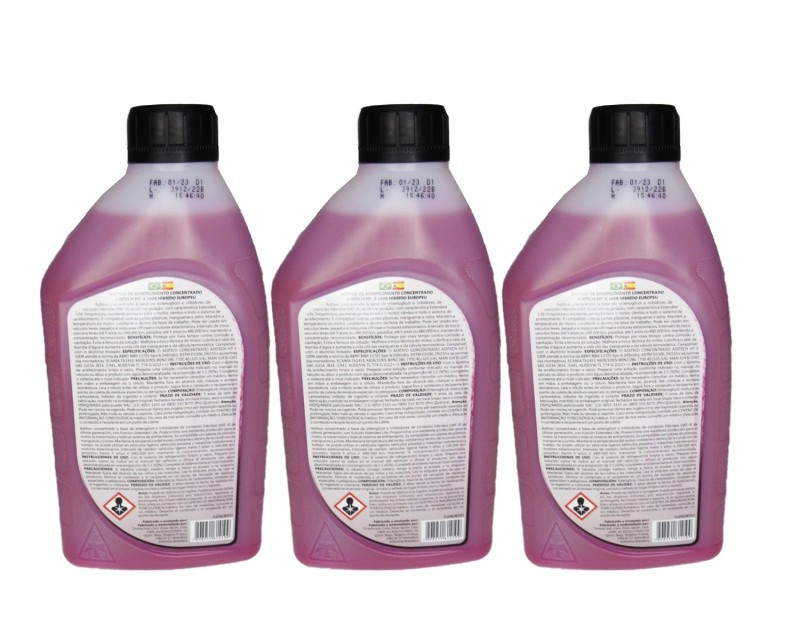 Aditivo Para Radiador Tirreno Hibrido Concentrado 3L (Rosa) - Imagem 3
