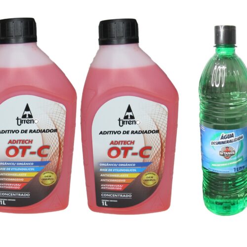 Kit 3 Aditivo Concentrado (Laranja) + 3 água Desmineralizada