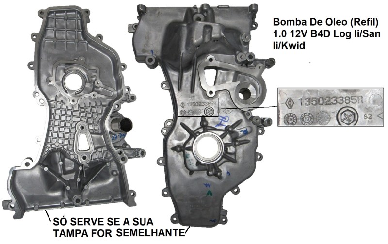 Bomba De Oleo (Refil) 1.0 12V B4D Kwid - Imagem 4