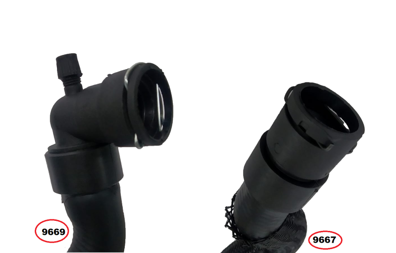 Kit Mangueira do Ar quente 1.6 16v THP 308 / 3008/ 408 / C4 lOUNGE / 5008 / RCZ - Imagem 3