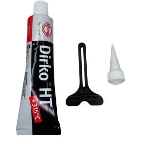 Cola Selante Alta Temperatura Preta  - 60 a 315ºC (Dirko)