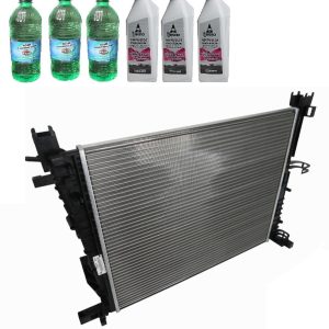 Kit Radiador Logan II / Sandero II + 3 Aditivo Rosa + 3 água Desmineralizada
