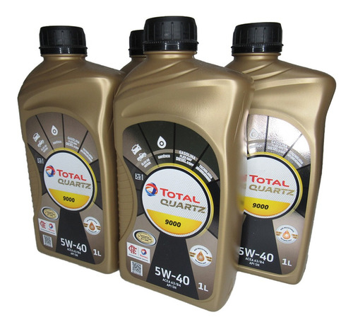 4L Oleo 5w40 Sintetico Total Quartz 9000 Sn - Imagem 3