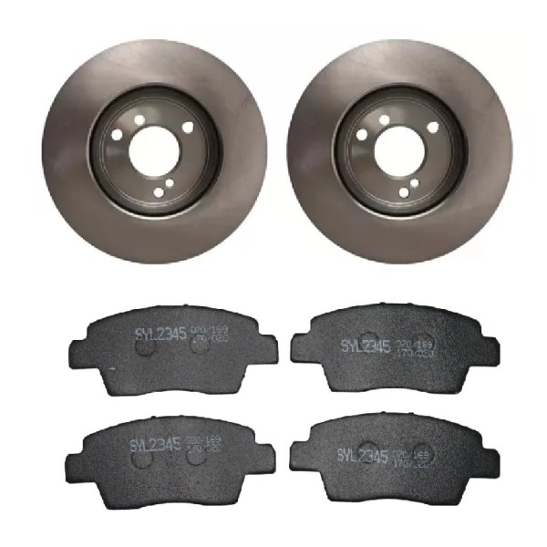 Disco freio Ventilado + Pas tilha Renault Kwid 1.0 12v 3cc