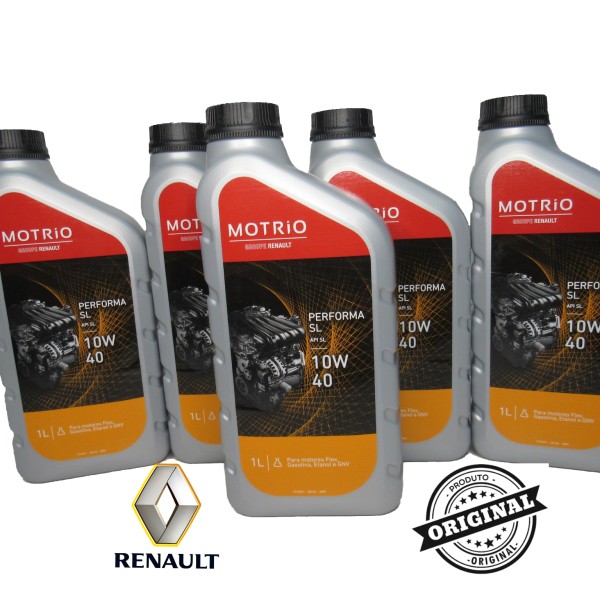5L Óleo 10w40 Sl Motrio Semi Sintético Renault Scenic Sandero
