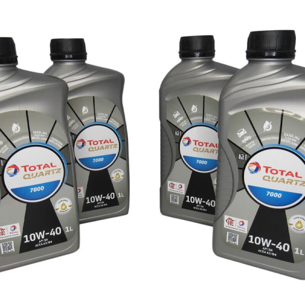 4L Oleo 10w40 Semi Sintetico Total Quartz Sn 7000