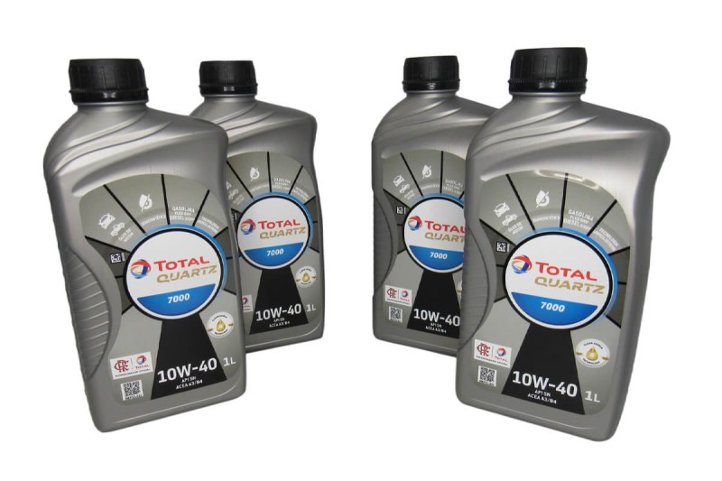 4L Oleo 10w40 Semi Sintetico Total Quartz Sn 7000