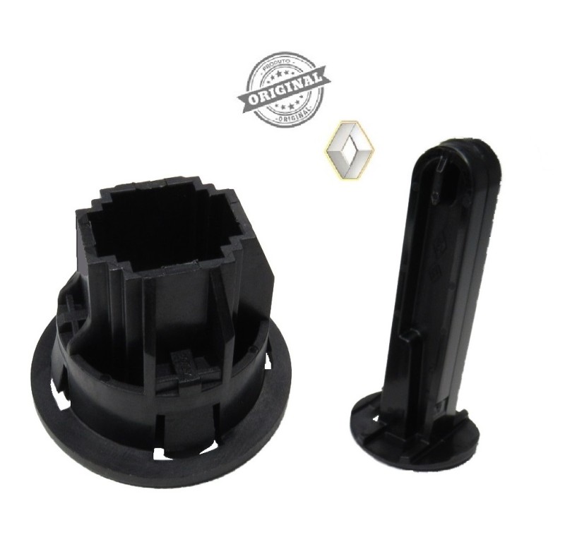 Bucha e Pino de Fixacao Superior do Radiador Renault Duster (Kit)