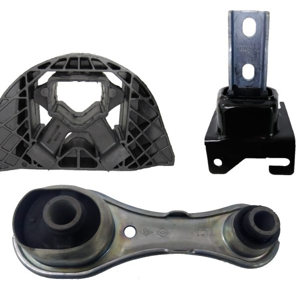 Kit 03 calço Coxim Motor Câmbio Renault Logan II e Sandero II Acima de 2013