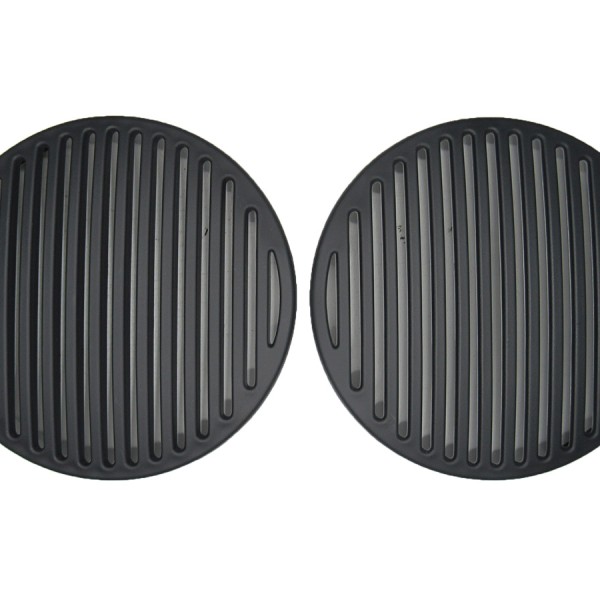 2 Tampa (Tela) do Alto Falante Clio II Cinza Escuro 04...