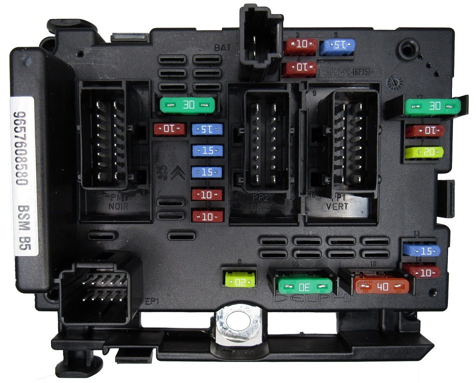 Caixa Modulo Fusivel Bsm 206 207 307 Part C3 Xsara Ber Mot 1.4/1.6 - Imagem 9