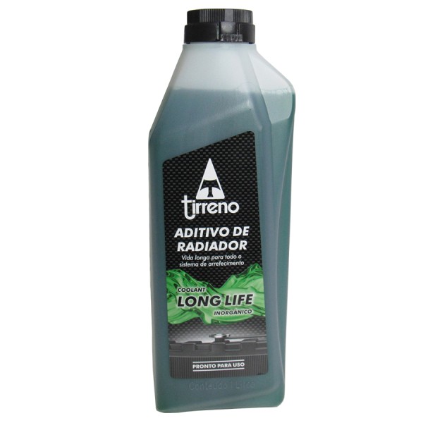 Aditivo P/ Radiador Tirreno Inorganico Diluido Emb 1L (Verde)