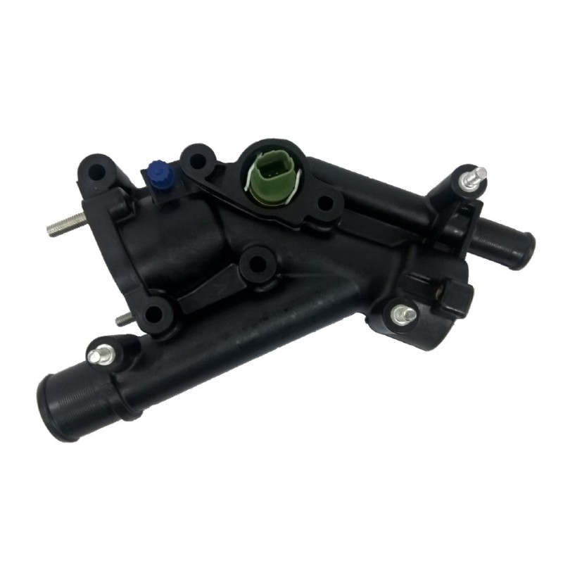 Carcaca Da Valv. Termostatica Mot 2.0 16V Gas/Flex 307/C4/C5 2.0 16V C/ Sensor - Imagem 3