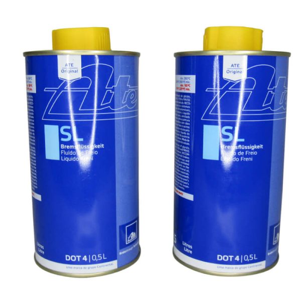 Kit Fluido De Freio Dot 4 ATE/SL 500 ML