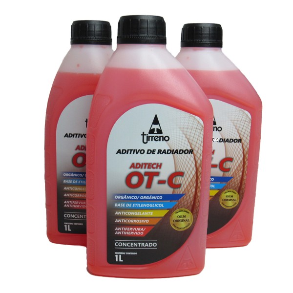Aditivo Radiador Tirreno Orgânico Concentrado 3L (Laranja)