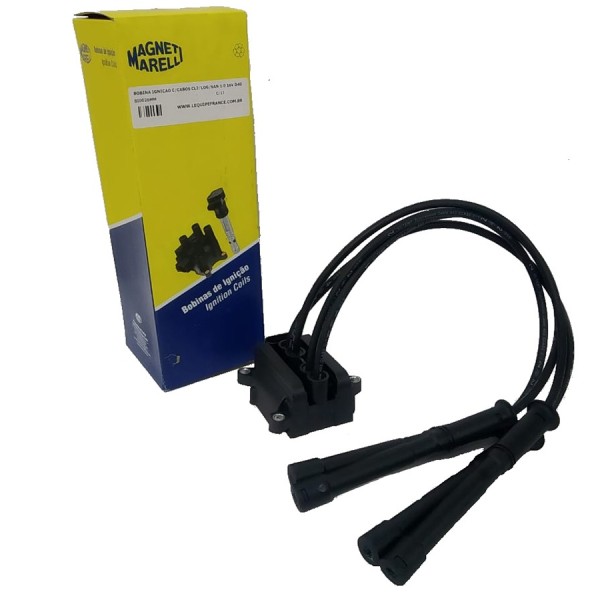 Bobina Ignicao C/Cabos Cl2/Log/San 1.0 16V D4D Hi Flex/Power M.Marell