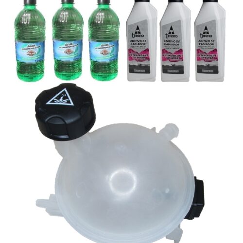 KIT VASO EXPANSAO 308/408/3008/LOUNGE/DS4/DS5 THP + 3 Aditivo Rosa + 3 água Desmineralizada