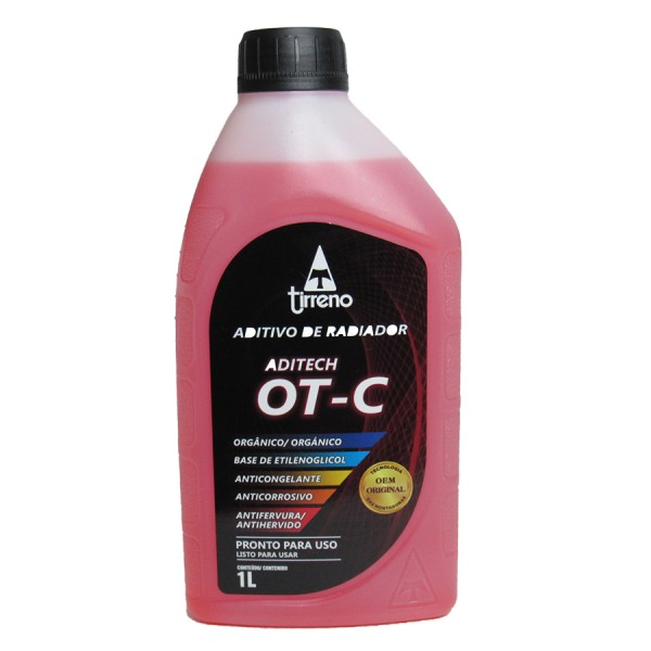 Aditivo P/ Radiador Tirreno Organico Diluido Emb 1L (Laranja)