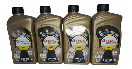 4L Oleo 5w40 Sintetico Total Quartz 9000 Sn - Imagem 2
