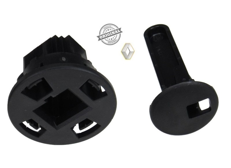 Bucha e Pino de Fixacao Superior do Radiador Renault Duster (Kit) - Imagem 2
