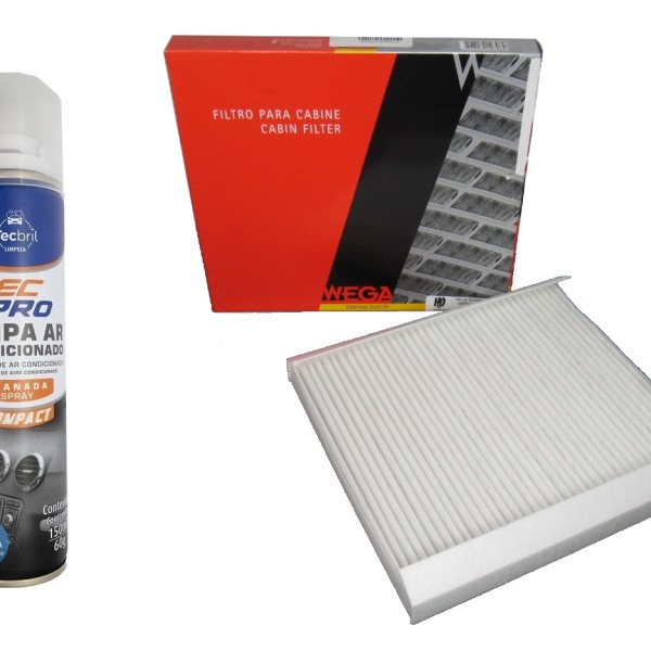 Filtro Do Ar Cond. Logan/Sandero/Duster + limpa ar condicionado