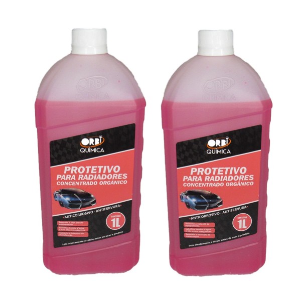 Aditivo P/ Radiador Organico Concentrado (Rosa) 2 Lt