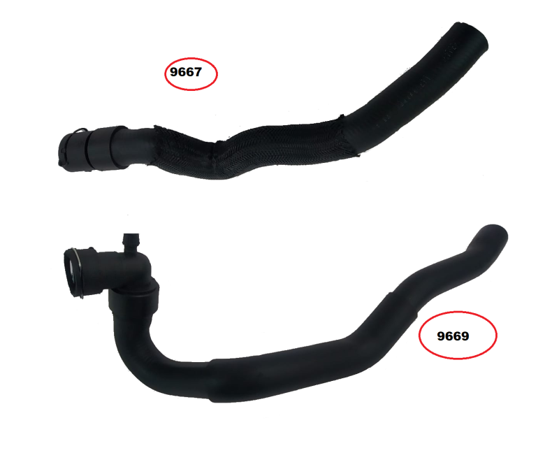 Kit Mangueira do Ar quente 1.6 16v THP 308 / 3008/ 408 / C4 lOUNGE / 5008 / RCZ - Imagem 4