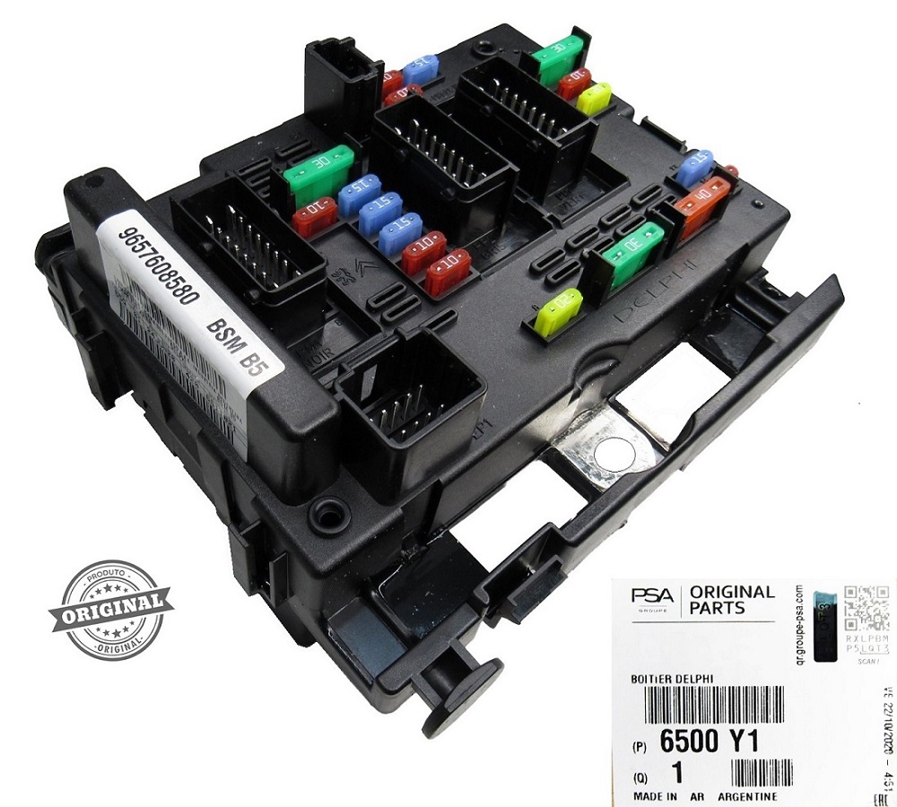 Caixa Modulo Fusivel Bsm 206 207 307 Part C3 Xsara Ber Mot 1.4/1.6
