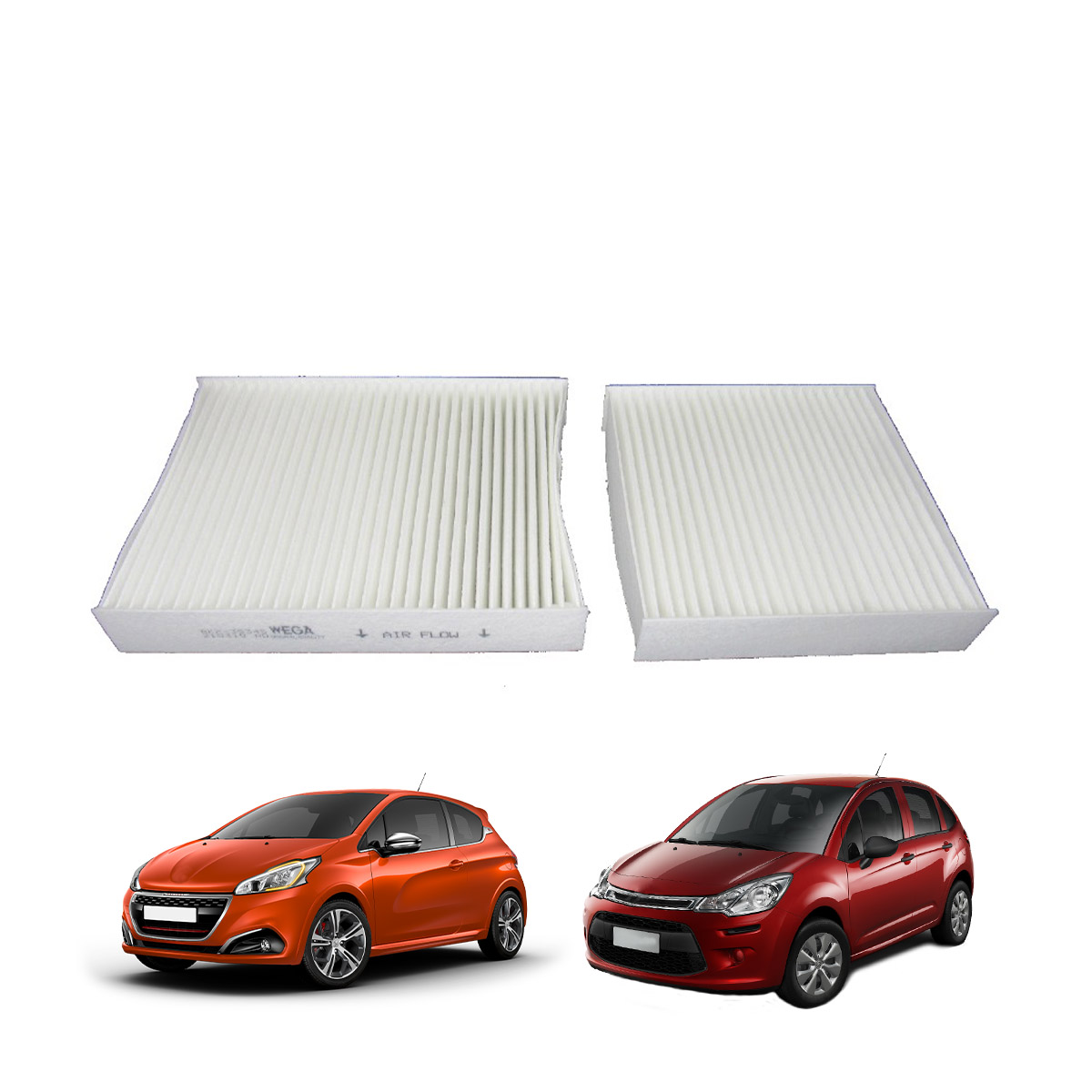 Filtro Do Ar Cond. 208/C3 Mot 1.2 E 1.5