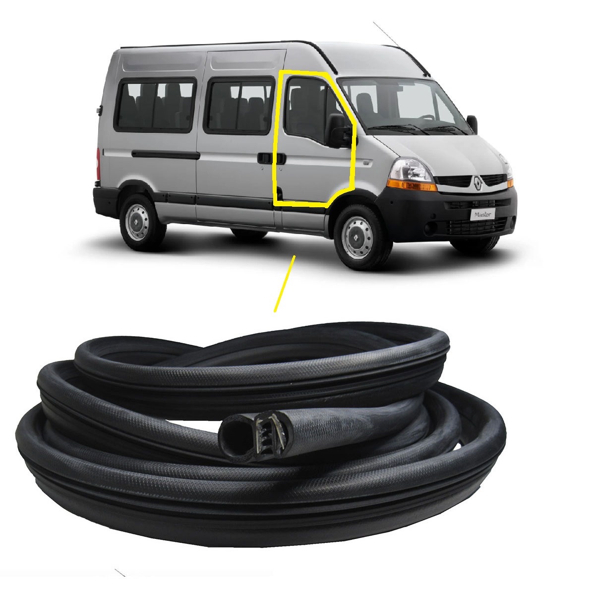 Borracha Da Porta Diant Master C/ Aba...13