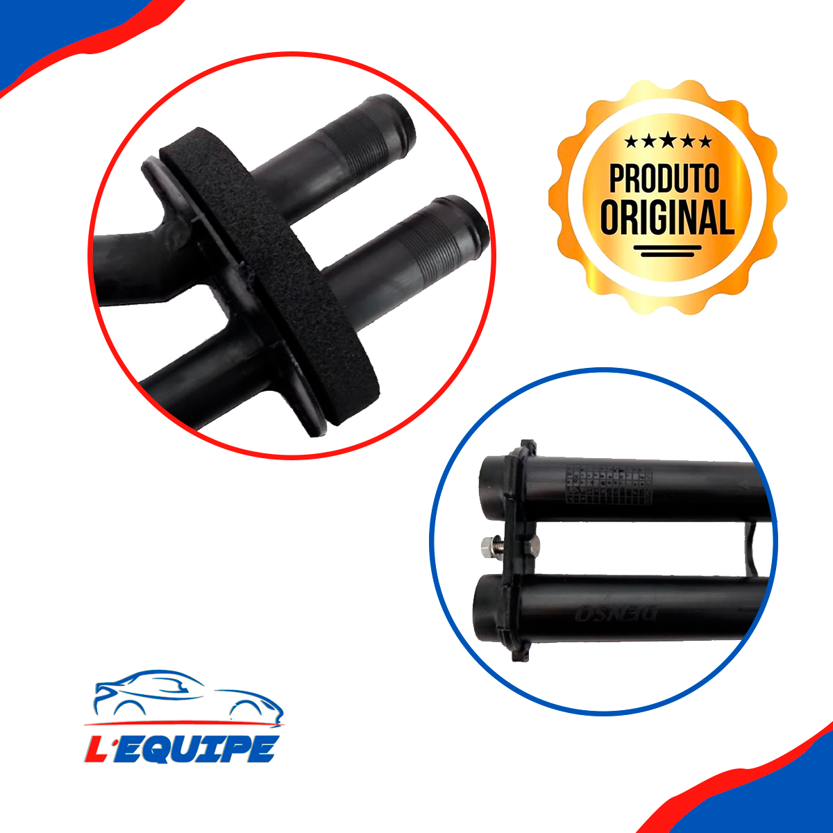 Tubo Plástico De Saida Do Radiador De Ar Quente Peugeot 206 207 Hoggar - Imagem 3