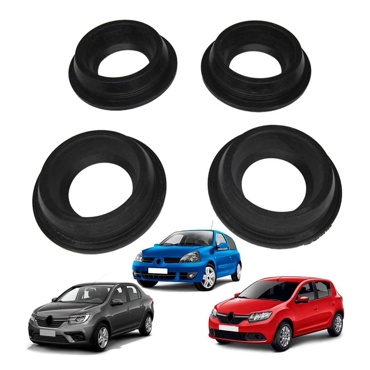 Aneis Do Tubo Da Vela Mot 1.0 16V (Jg 4 Und) Clio / Kangoo / Logan / Sandero / Twingo