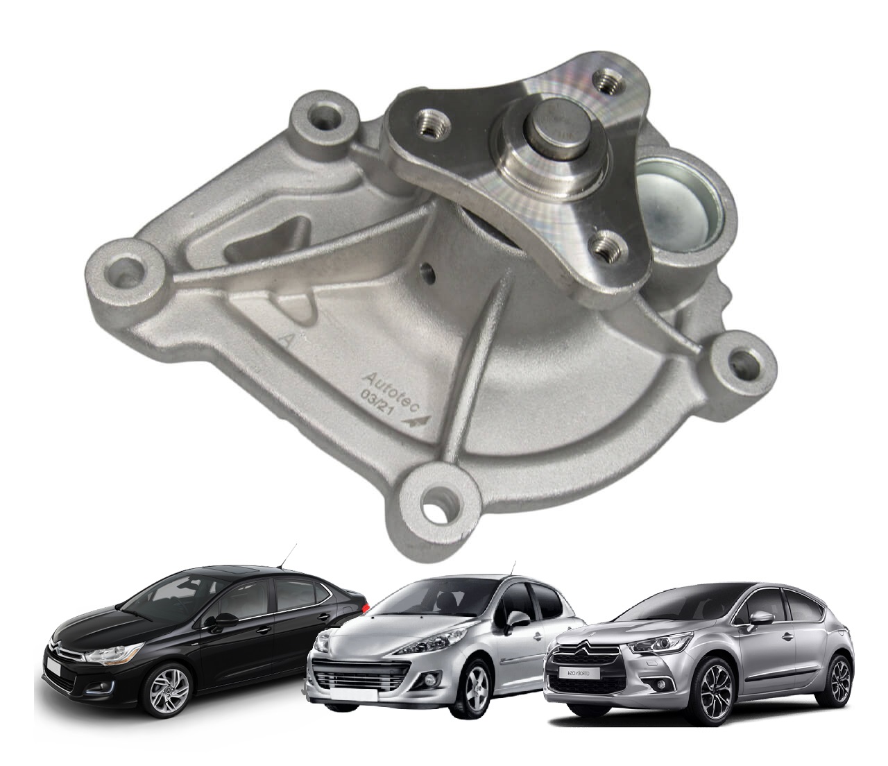 Bomba De Agua Mot 1.6 16V (Thp) Mecanica 207/208/308/408/3008/508/5008/Rcz/C3/Ds3/Ds4/Ds5/C4 Lounge/C4 Cactus