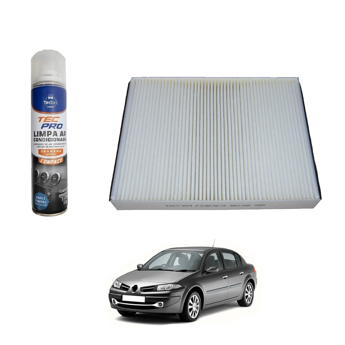 Filtro Do Ar Cond. Megane Ii 06... + ar condicionado