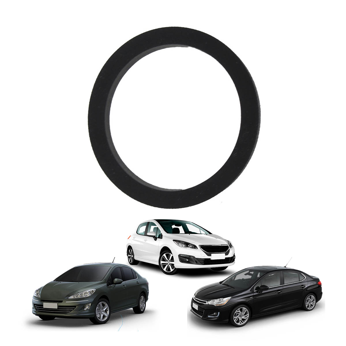 Anel de Vedacao (Menor) do Trocador De Calor Cambio AT6 308/408/3008/Rcz/C4 Lounge/Ds4/Ds5