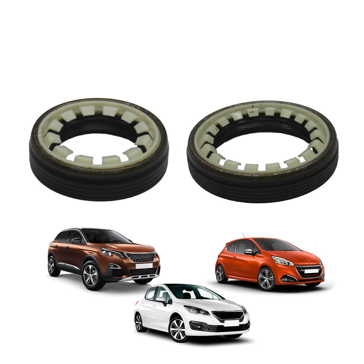 Par Retentor De Saida Do Semi-Eixo Direito e esquerdo 407/207/307/206/106/Hoggar/405/406/308/208/3008/Partner/C4/C3/Xsar