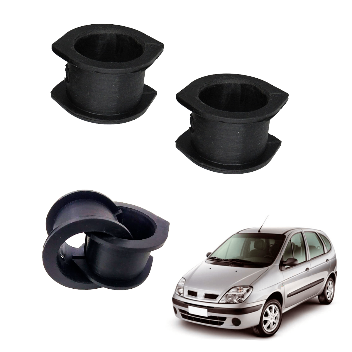 Bucha Da Caixa De Direcao Hidraúlica Renault Megane I Scenic Kangoo Clio II Symbol (Jg C/ 2)