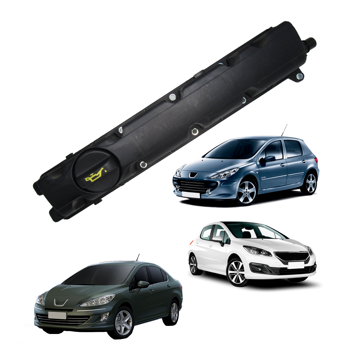 Tampa De Valvulas De Admissao 307 308 408 C4 Tds 2.0 16V Flex