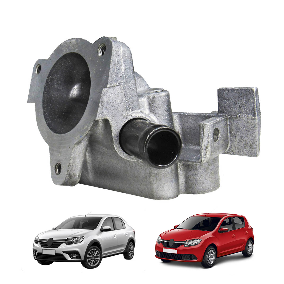 Flange Da Valvula Termostatica Mot 1.6 8V K7M Cl2/Kan/Log/San