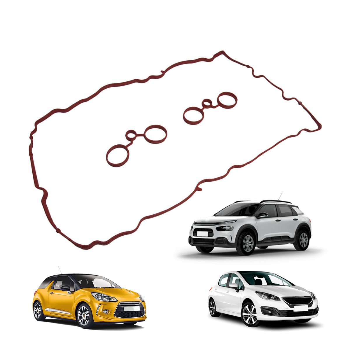 Junta Da Tampa De Valv 1.6 16V (Thp) 207/208/308/408/508/3008/C4 Lounge/Rcz/Ds3/Ds4/Ds5 (FLEX)