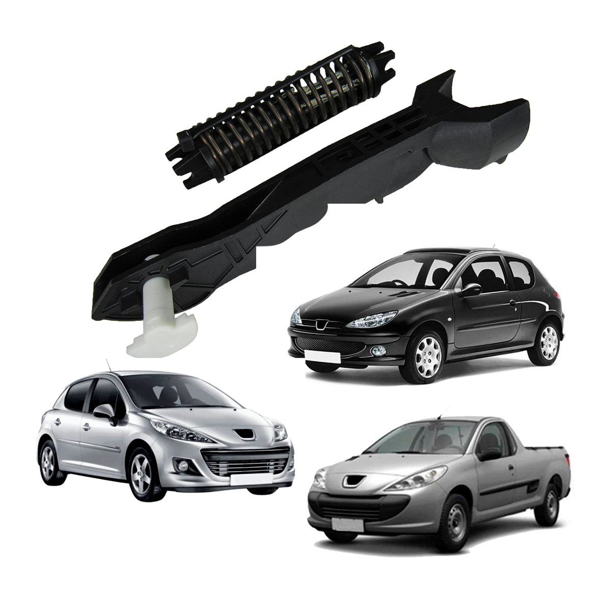 Haste Com Mola Trava Do Cabo do PEDAL De Embreagem Peugeot 206/207/HOGGAR