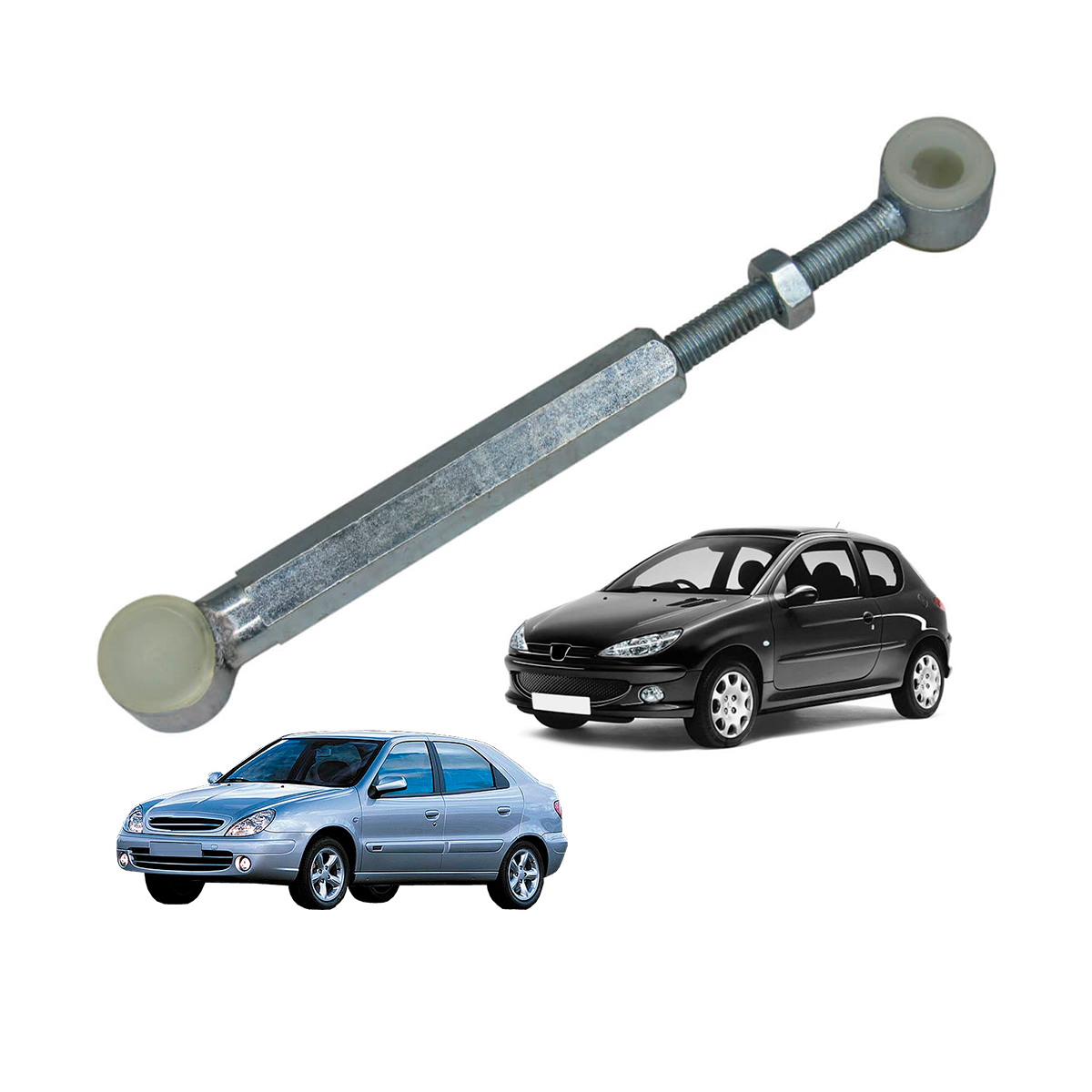 Haste Externa Do Trambulador Regulavel 206/306/405/Zx/Xsa/Ber/Par