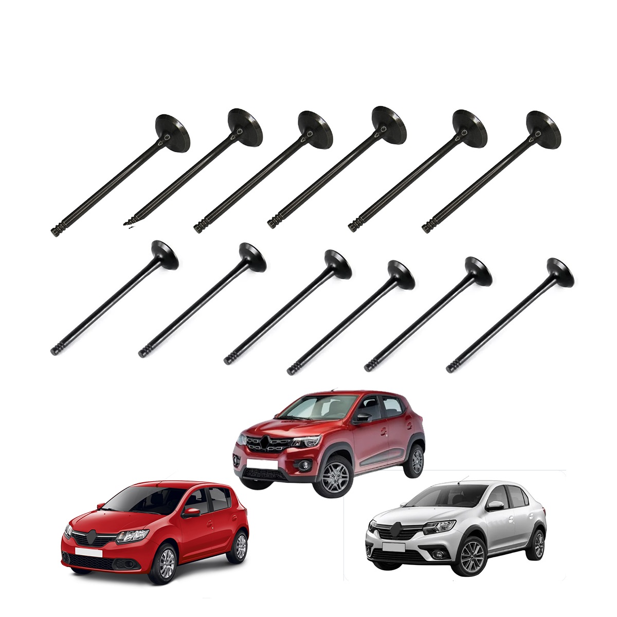 Jg Valvula De Adm e Escap Kwid/Log/San 1.0 12V B4D (12 Und)