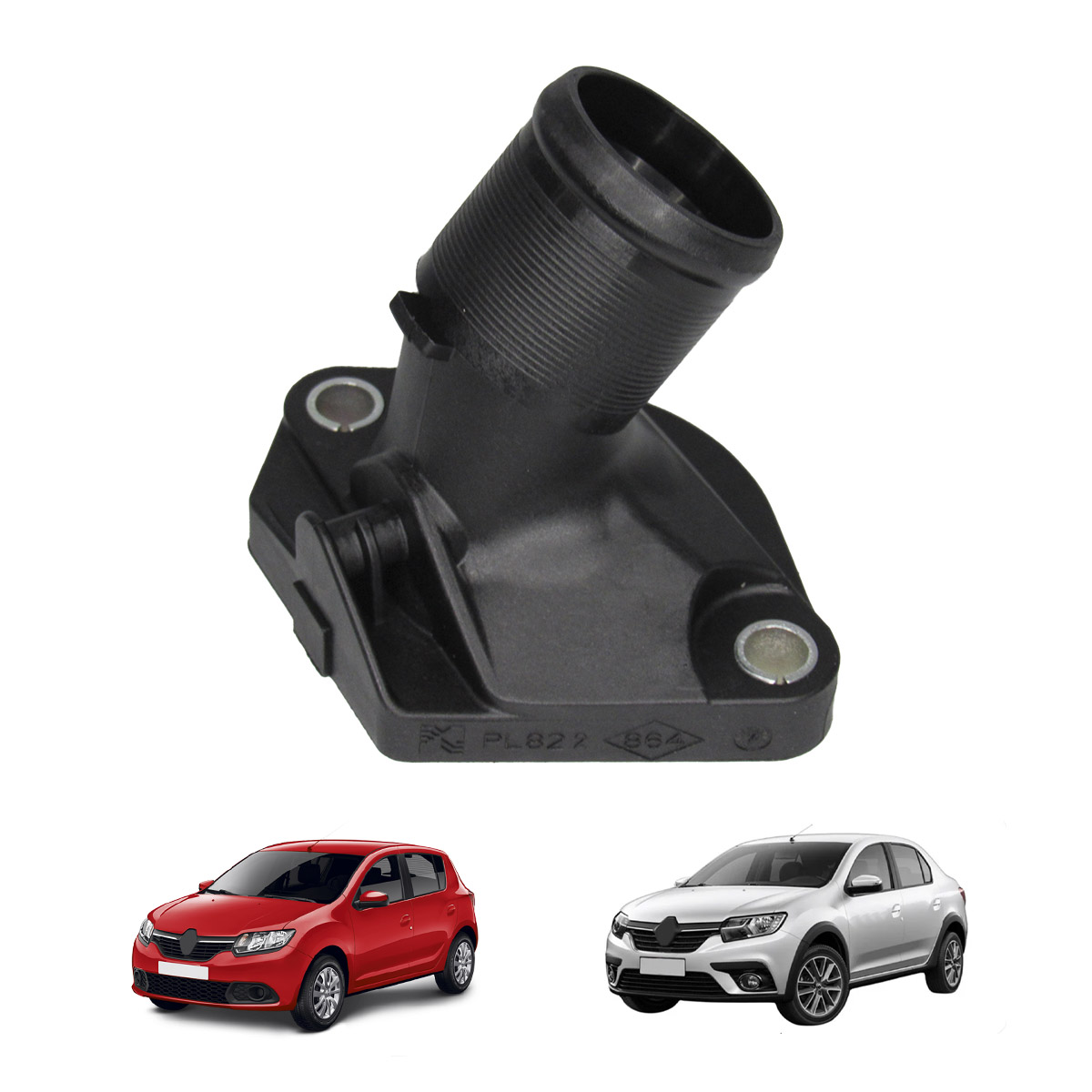 Flange Da Valvula Termostatica Mot 1.6 16V H4M Dus/Cap/Log/San