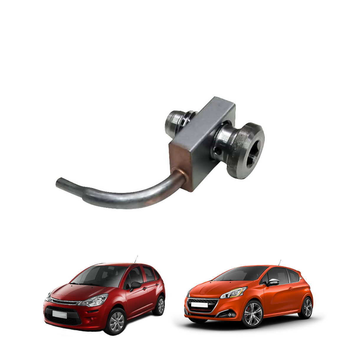 Bico Injetor De Oleo 208 / C3 1.2 12V 3cc