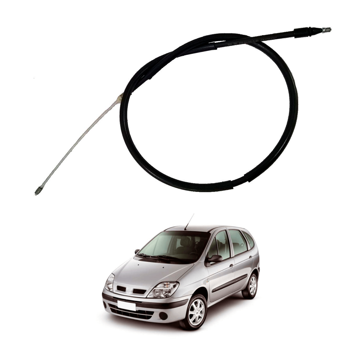 Cabo De Freio De Mao Esq. Sce. C/Freio A Disco 1505 Mm