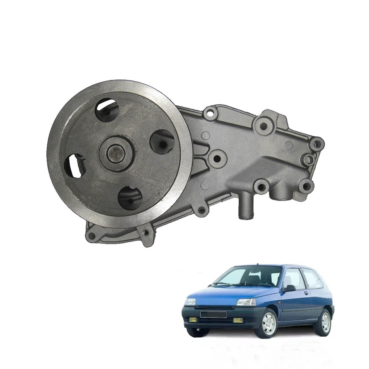 Bomba De Agua Mot 1.6 8V C3L Clio I C/Ar Ate 99 (5 Estrias)