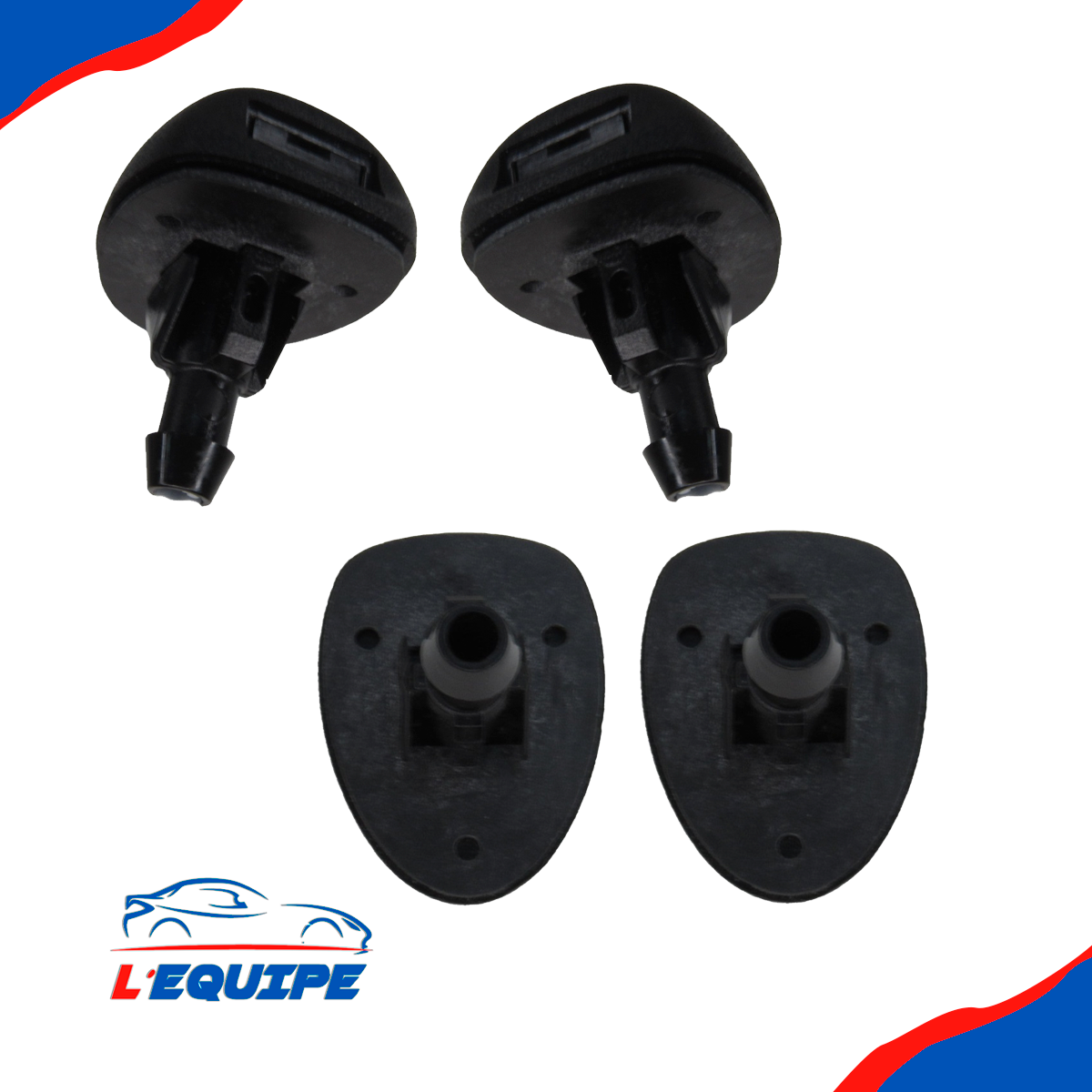 Par de Esguicho (Brucutu) Do Capo Peugeot 207 3008 Citroen C3 - Imagem 2