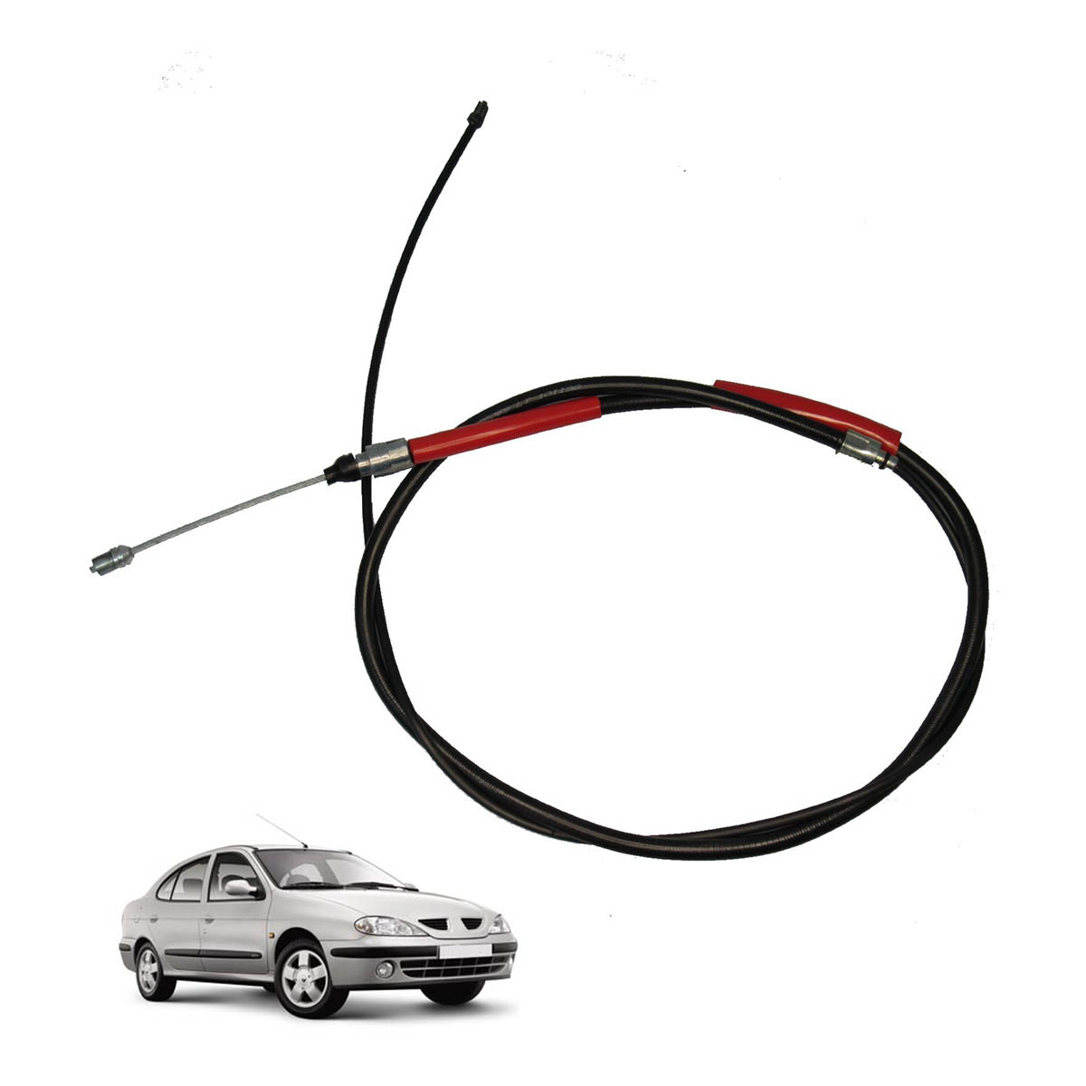 Cabo Do Freio De Mao Dir/Esq Megane 03...(Freio A Disco)