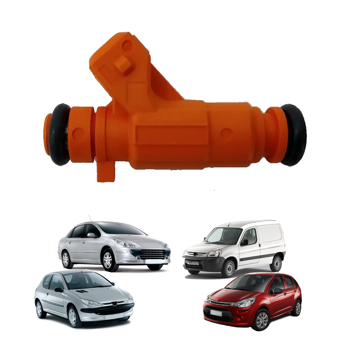 Bico Injetor De Comb. Mot 1.6 16V 206/307/Partner/C3/Xsara Break/Berlingo (Gasolina)